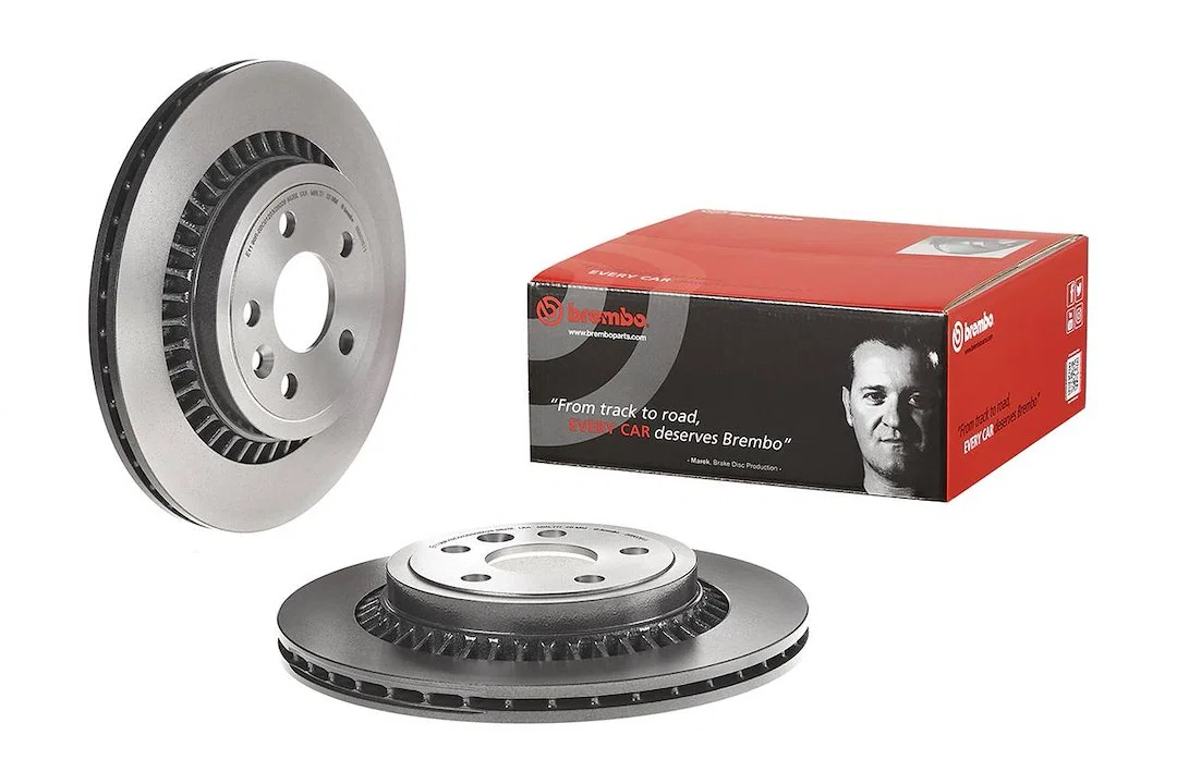 09B02611C02 – BREMBO Brake Rotor, Vented One Piece Design Wheel Bolt Pattern 5 x 107.95 Millimeter 302 Millimeter Dia...